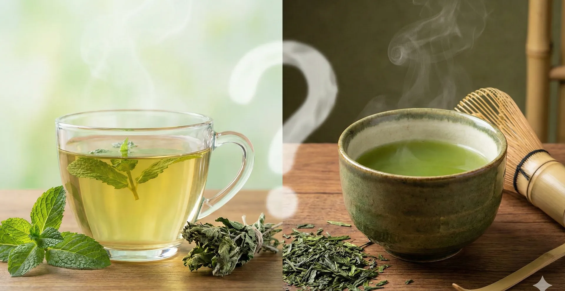 Ar mėta arbata sveikesnė už žaliąją arbatą? Išsamus palyginimas