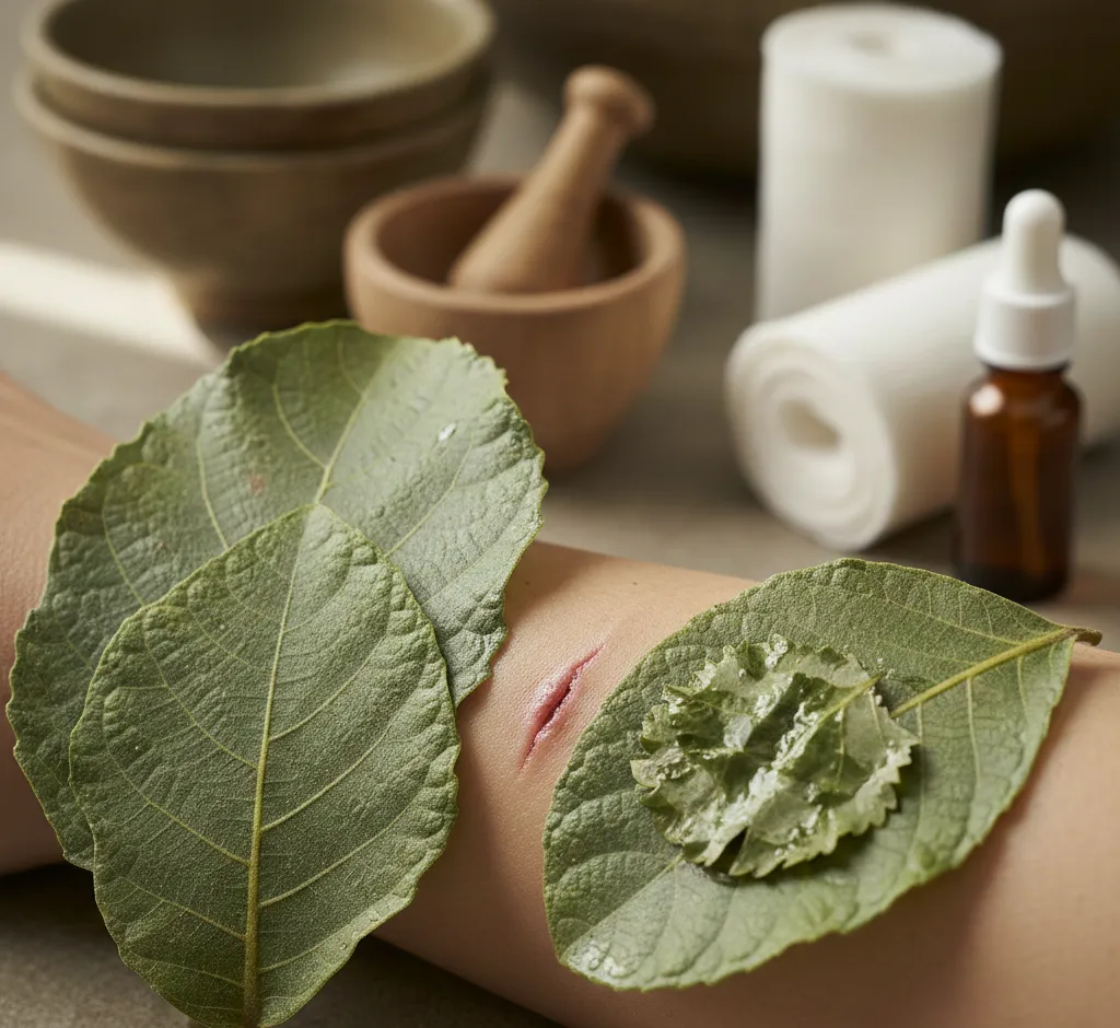 Ar sandpaper fig lapai tikrai gydo žaizdas? Mokslas, tradicinė medicina ir reali nauda