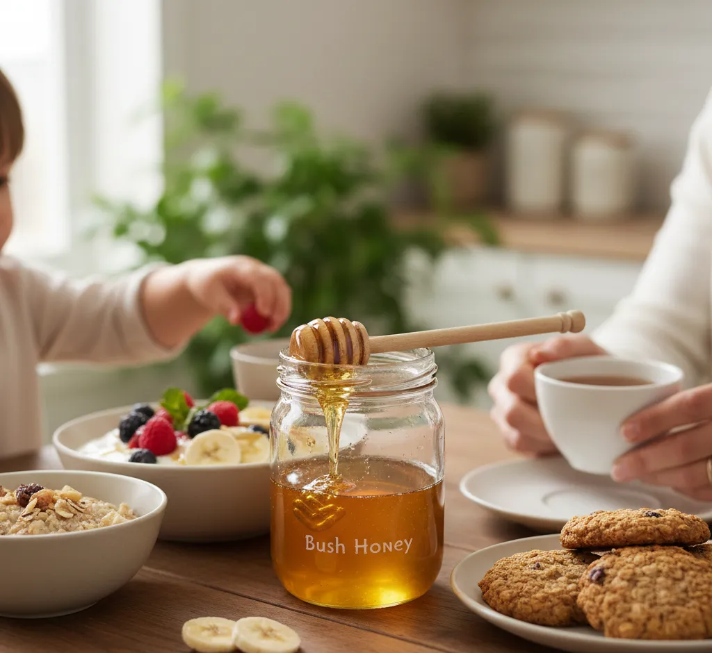 Bush Honey: Natūrali Vaikų Energija Vietoj Cukraus