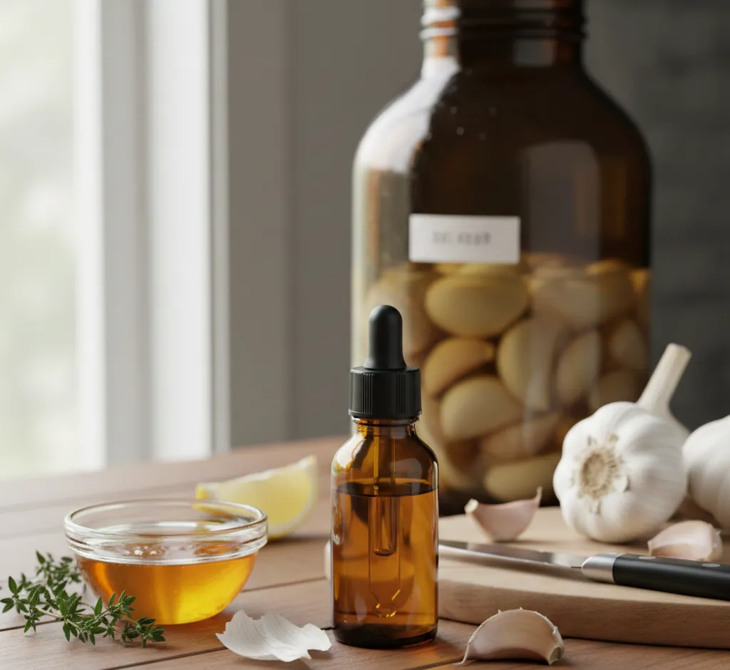 Česnakų tinktūra imunitetui: kaip paruošti ir saugiai vartoti virusų sezono metu