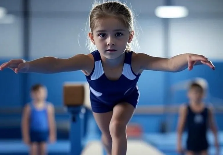 Gimnastika vaikų sporto grupėse: pusiausvyros mokslas