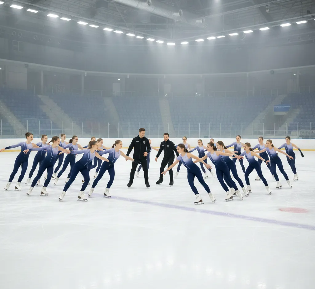 Grupinės treniruotės dailiajame čiuožime: kaip komanda sukuria čempionus