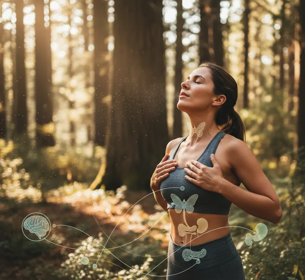 Gryno oro įtaka endokrininėms liaukoms: kaip kvėpavimas formuoja hormonų pusiausvyrą