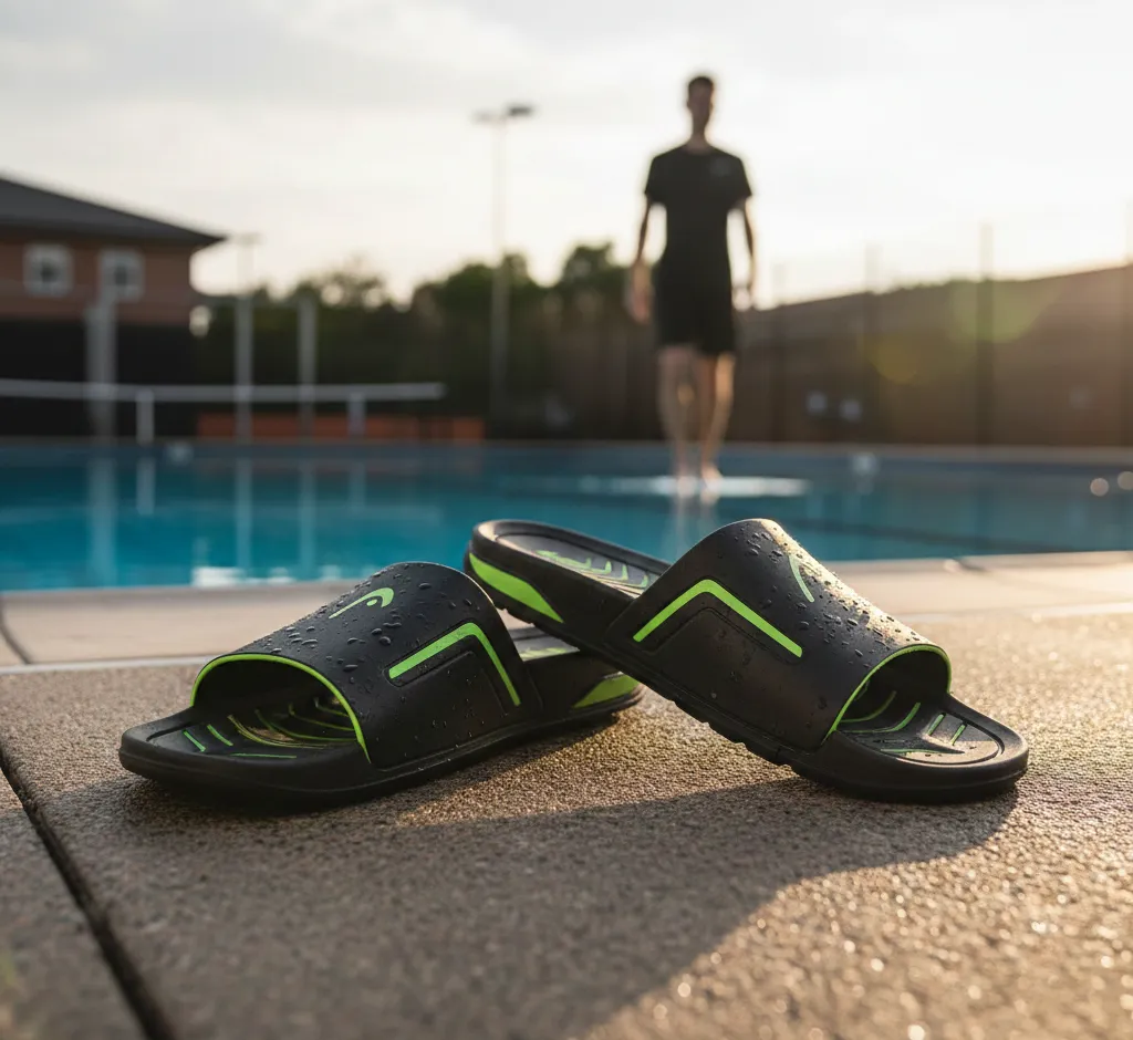 HEAD slides: pažangios technologijos ir privalumai sportui bei laisvalaikiui