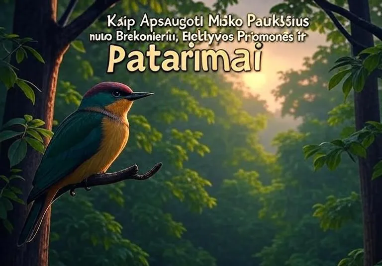 Kaip Apsaugoti Miško Paukščius nuo Brakonierių: Efektyvios Priemonės ir Patarimai