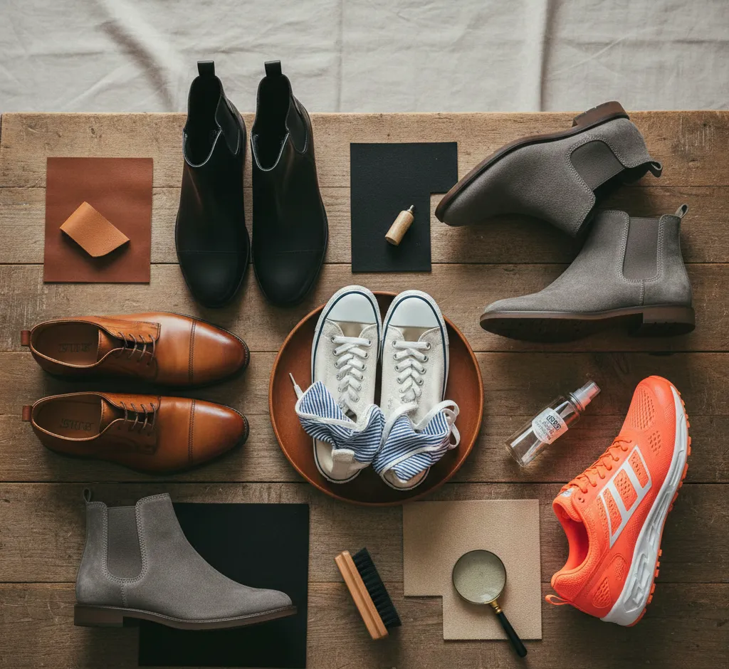 Kaip išsirinkti batus pagal medžiagą: pilnas praktinis gidas