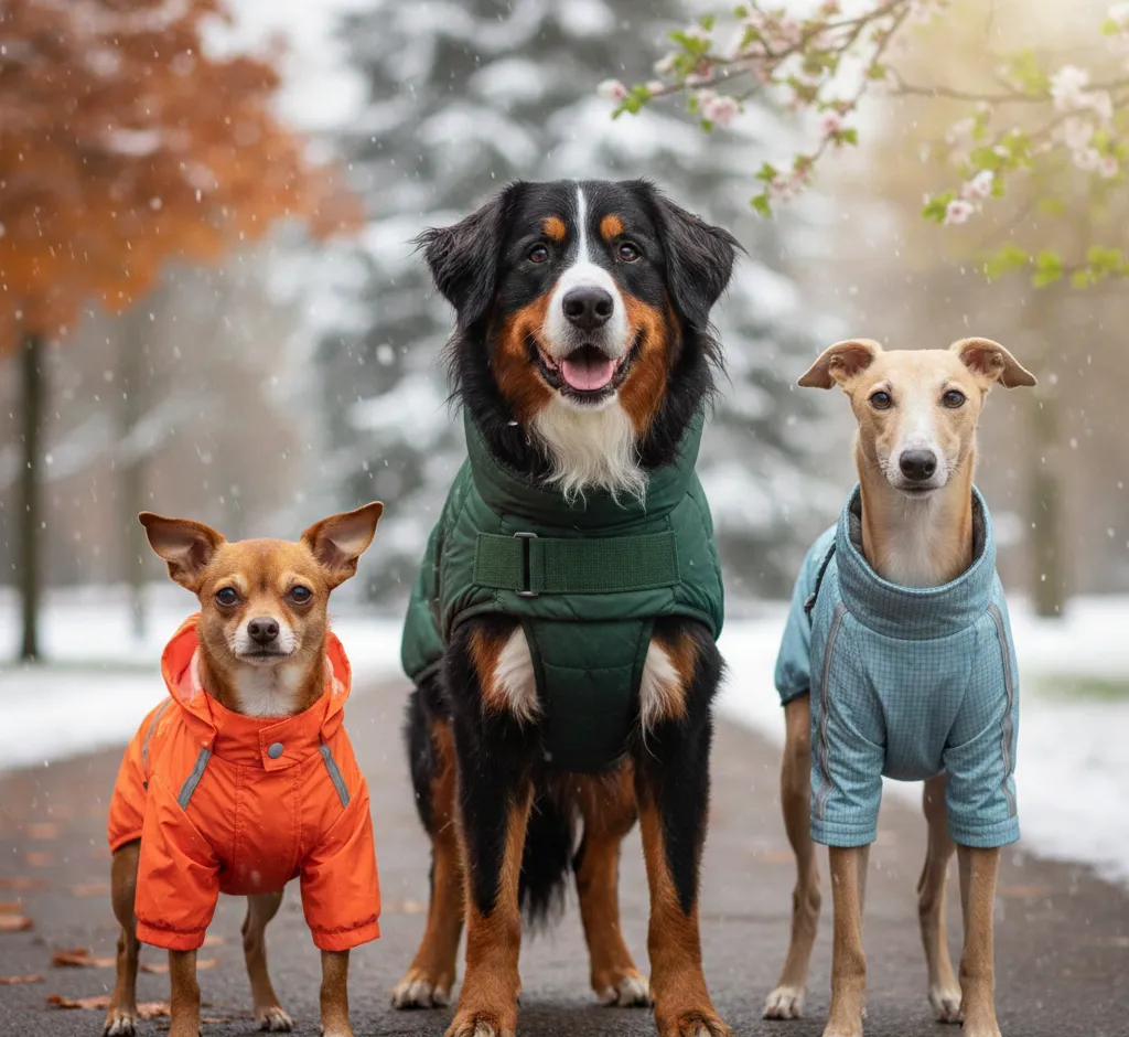 Kaip išsirinkti striukę šuniui vedžiojimui: išsamus gidas kiekvienam sezonui