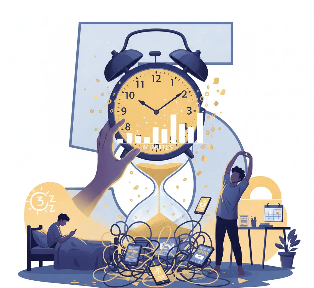 Kaip įveikti „dar 5 minutes“ sindromą ir susigrąžinti savo laiką