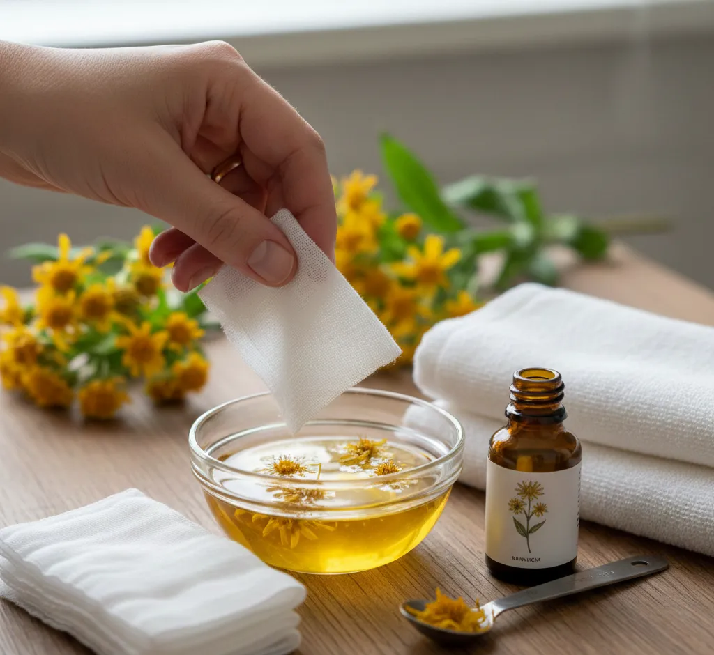 Kaip paruošti arnikos kompresą patinimams mažinti: išsamus praktinis gidas