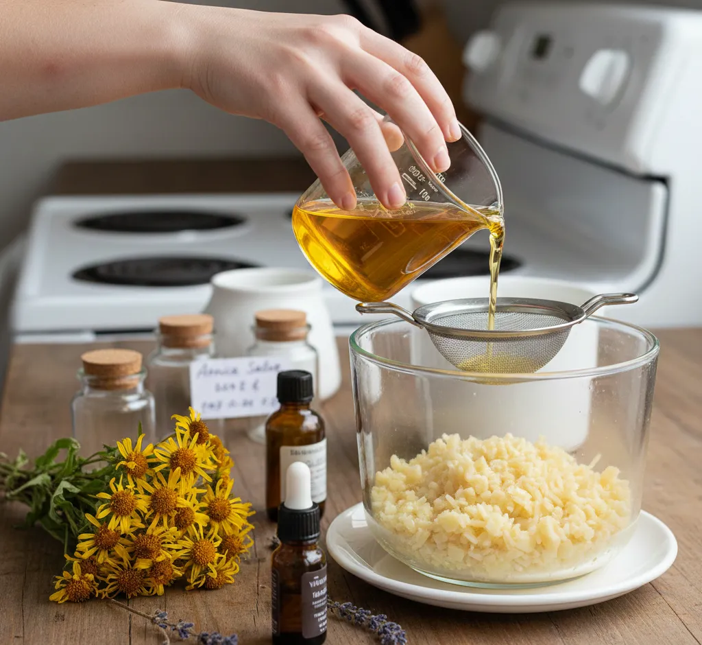 Kaip paruošti arnikos tepalą mėlynėms gydyti namuose: išsamus žingsnis po žingsnio gidas