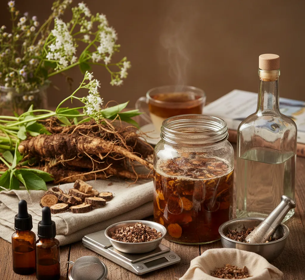 Kaip paruošti valerijonų šaknų tinktūrą miegui: išsamus žingsnis po žingsnio gidas