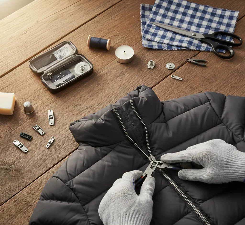 Kaip pataisyti užtrauktuką žieminėje striukėje: pilnas praktinis gidas