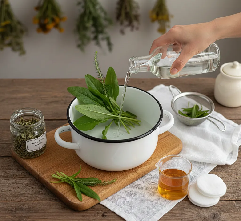 Kaip virti gysločio lapų nuovirą žaizdoms plauti: išsamus natūralios pagalbos gidas