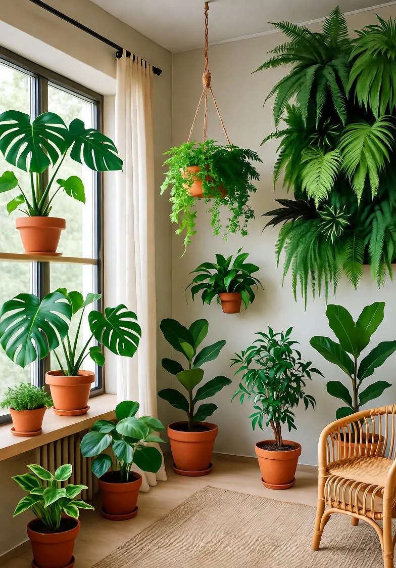 Kambariniai augalai: kaip jie transformuoja interjero dizainą ir kuria jaukią namų atmosferą