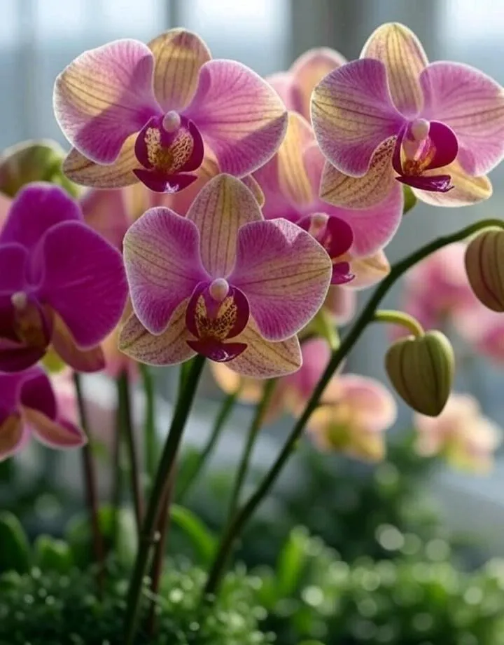 Kokia šviesa geriausia orchidėjų žydėjimui?
