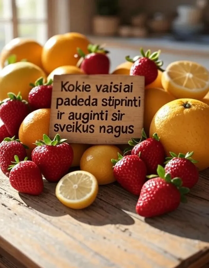 Kokie vaisiai padeda stiprinti ir auginti sveikus nagus