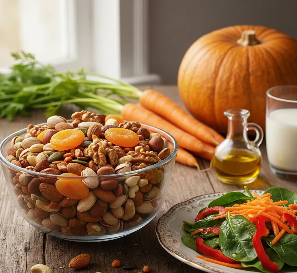 Kur rasti vitamino A riešutuose kasdien: pilnas gidas jūsų sveikatai