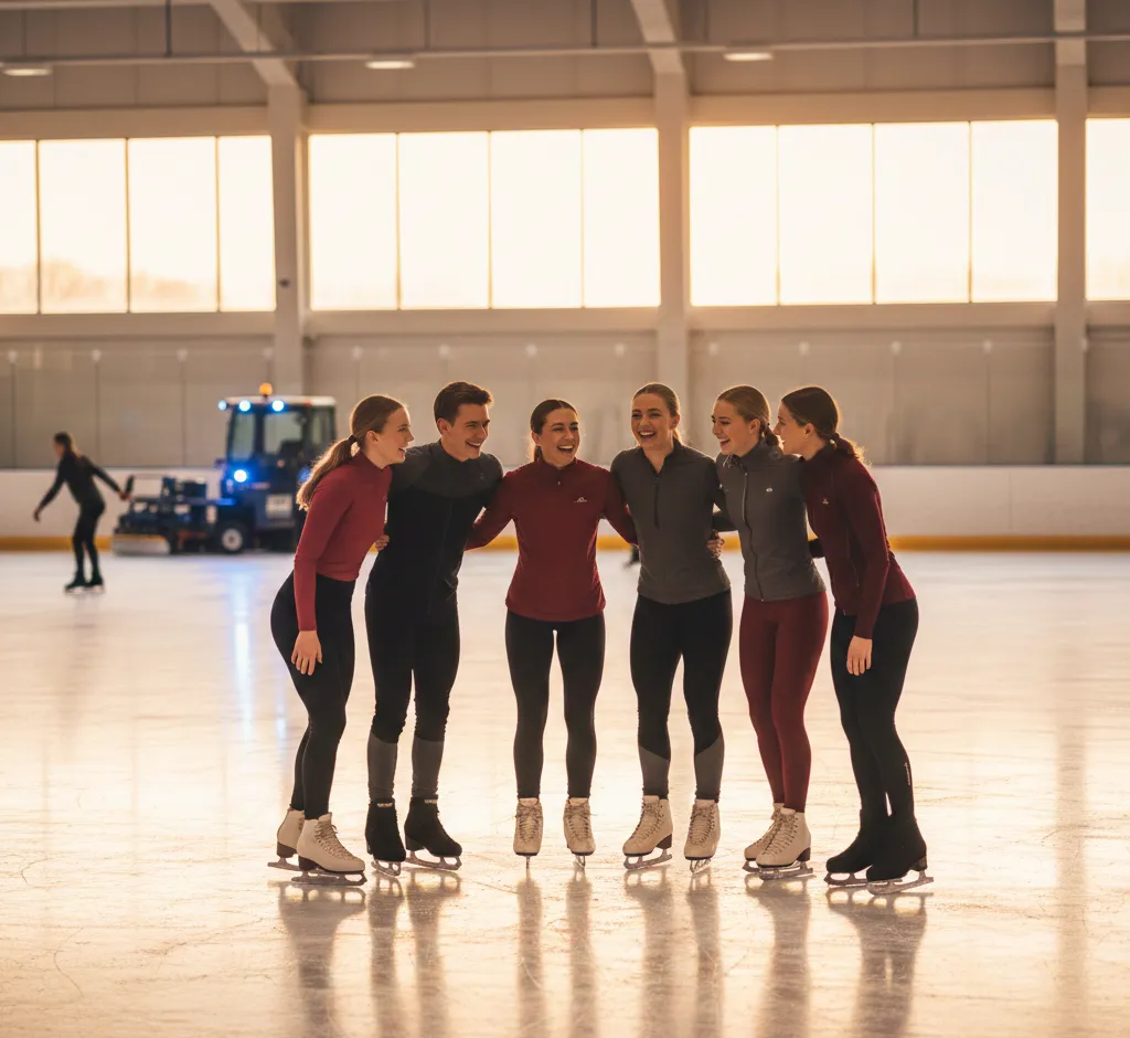 Ledo ašmenys ir širdies ryšiai: Draugystės stiprybė čiuožimo bendruomenėje