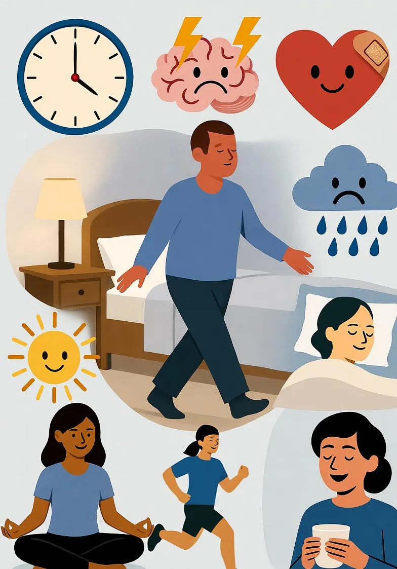 Lunatikavimo priežastys ir valdymas: viskas, ką reikia žinoti apie šį miego sutrikimą