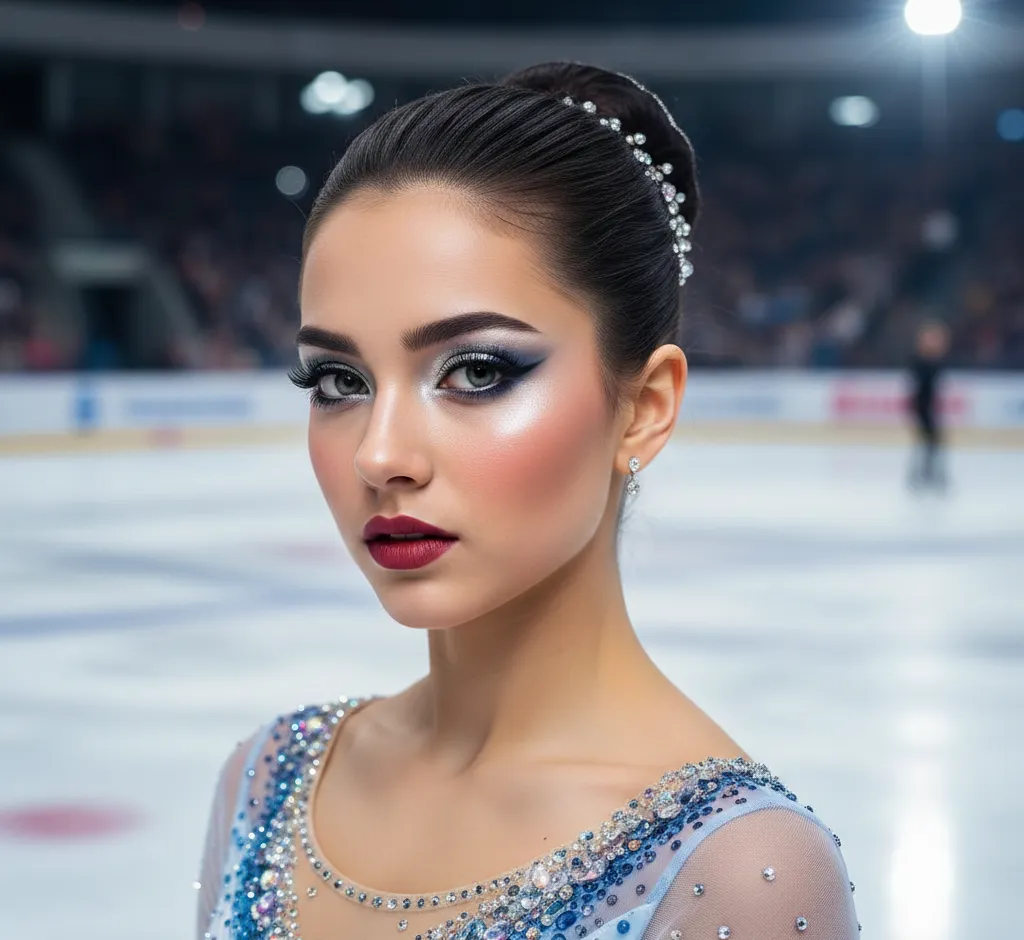 Makiažas ir šukuosena čiuožimo varžyboms: išsamus vadovas įspūdingam startui ant ledo