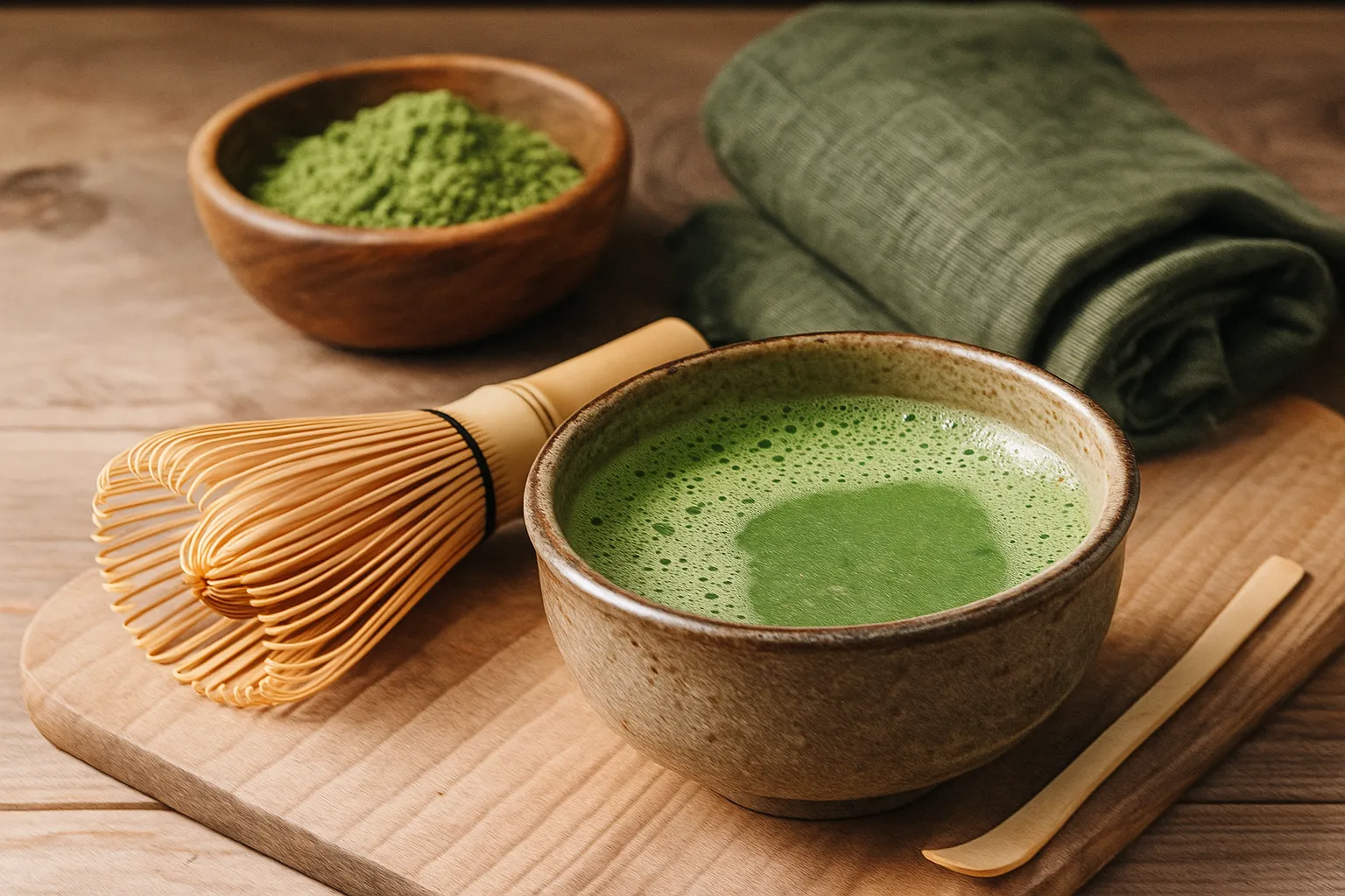 Matcha arbata ir atsipalaidavimo ritualai: ramybės kelias puodelyje