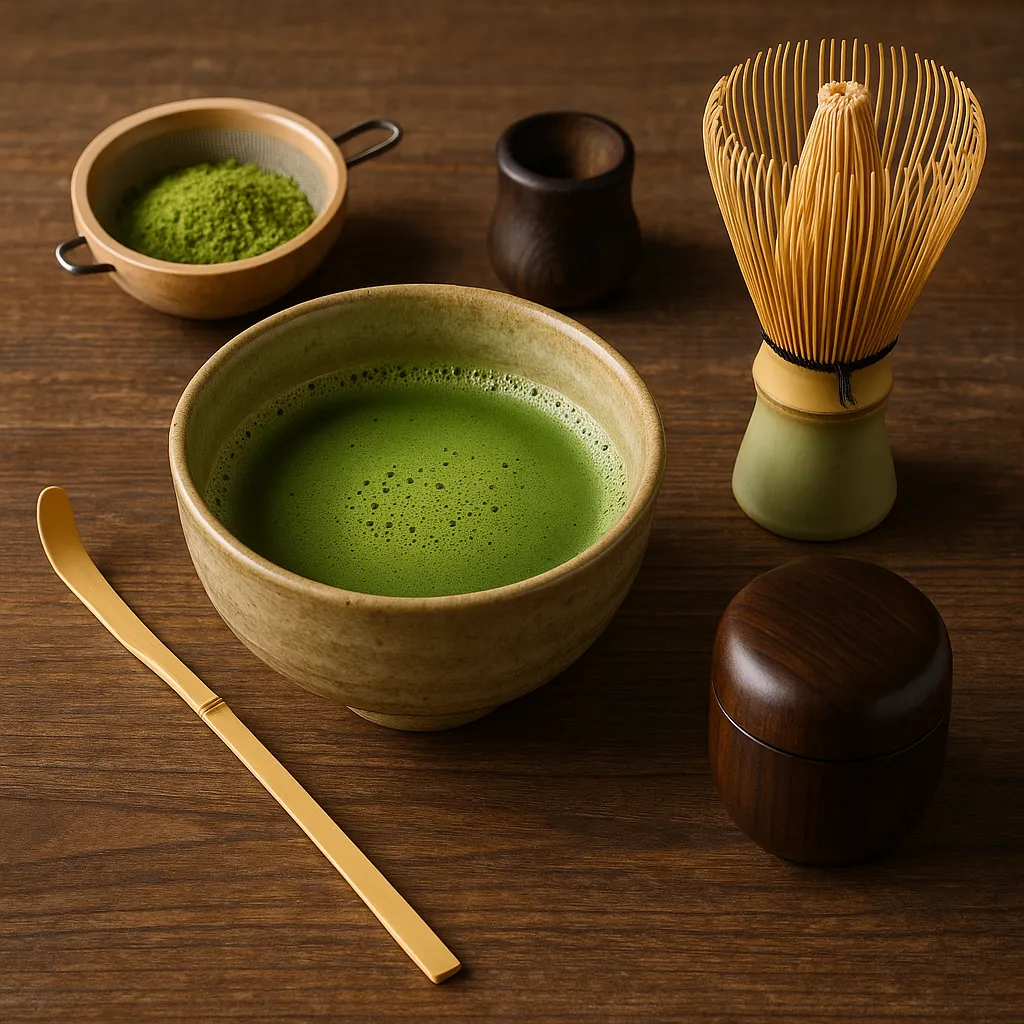 Matcha arbatos paruošimo įrankiai: tradicinė japoniška ceremonija tavo namuose