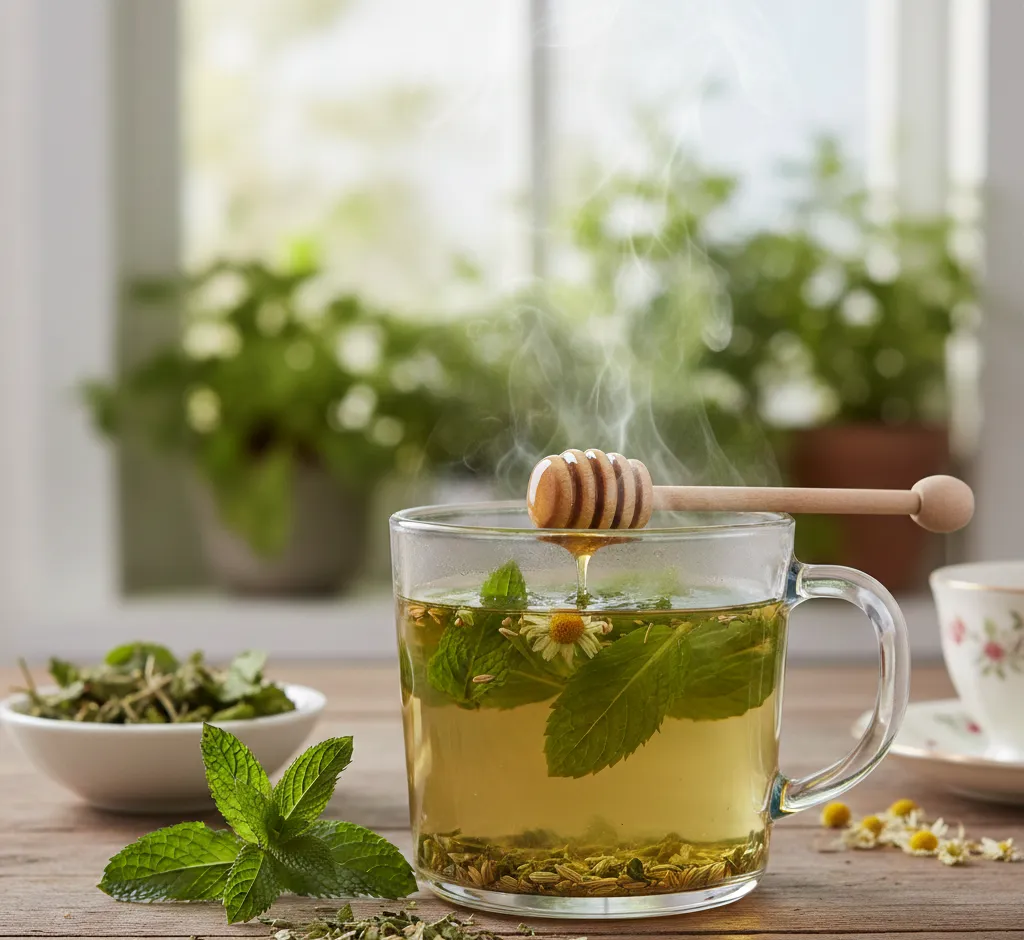 Mėtų arbata virškinimui raminti: nauda, vartojimas ir atsargumo priemonės