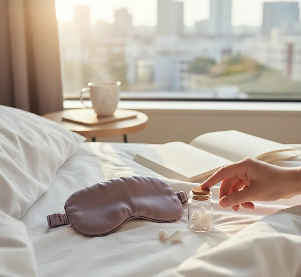 Miego kaukės ir ausų kištukai: kaip atsikelti žvaliam net triukšmingoje aplinkoje