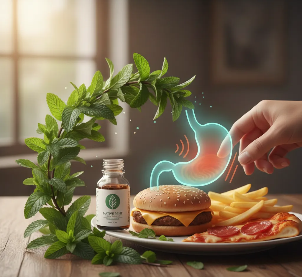 Native mint ir virškinimas po sunkaus maisto: kaip padėti skrandžiui natūraliai