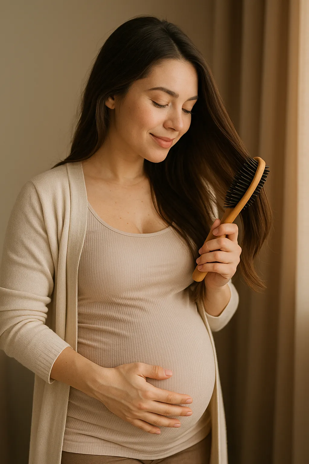 Nėštumo metu vykstantys plaukų pokyčiai: ką svarbu žinoti