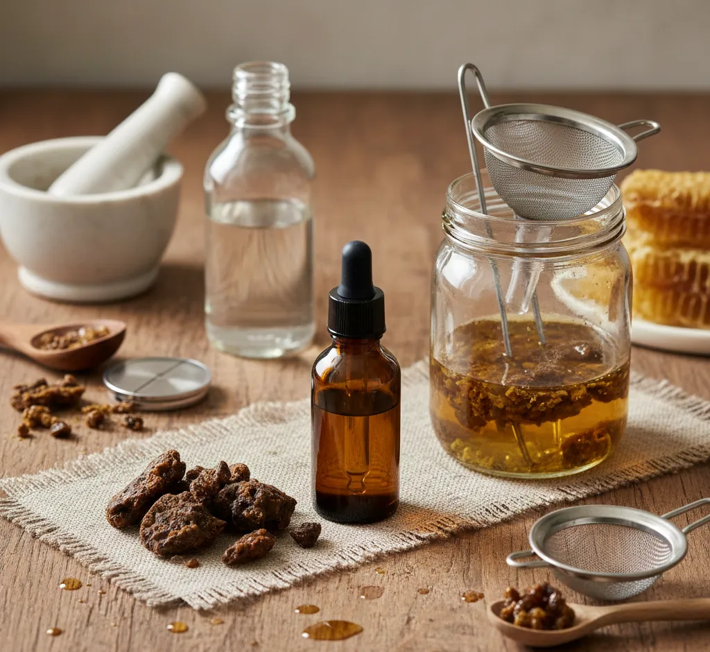 Propolio tinktūra imunitetui: išsami namų gamybos ir vartojimo instrukcija