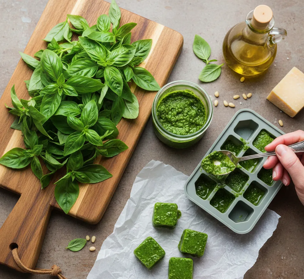 Puiki Išeitis: Kaip Tinkamai Užšaldyti Bazilikus Pesto Padažui Ruošti (Žingsnis po Žingsnio)