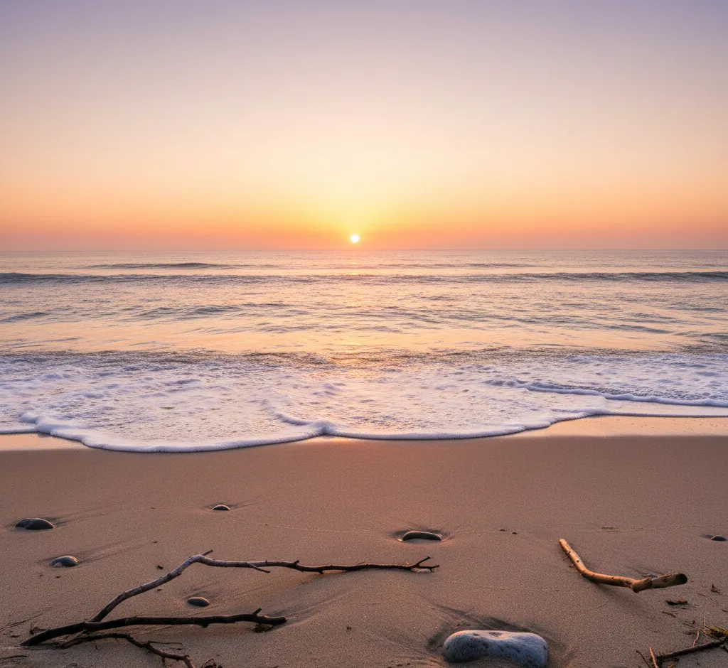 Ramioji Audra: Bangų Garsų Imitacija Terapijai ir Atsipalaidavimui