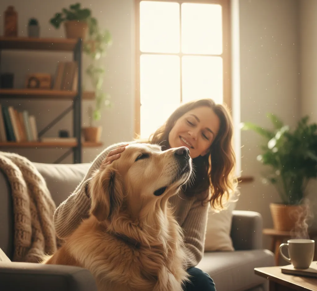 Ramybės oazė: Moksliškai pagrįsta augintinio glostymo terapija