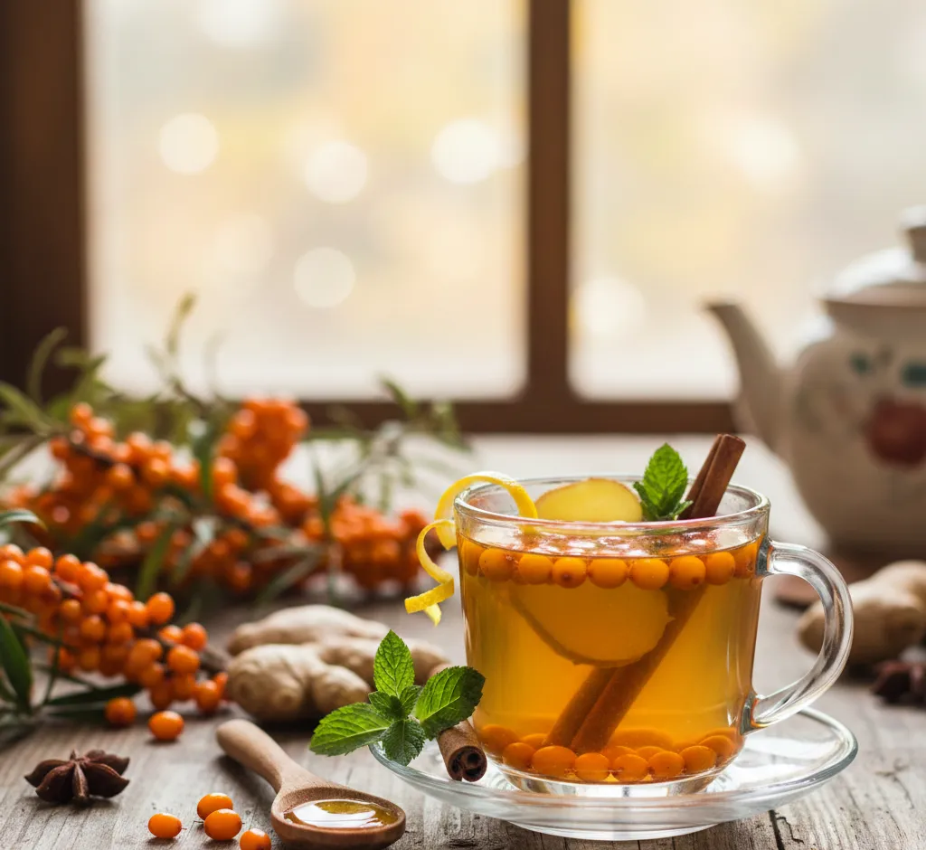 Šaltalankių Uogų Arbatos Magija: Išsamus Gidas, Kaip Pasigaminti Vitaminų Bombą Imunitetui Stiprinti