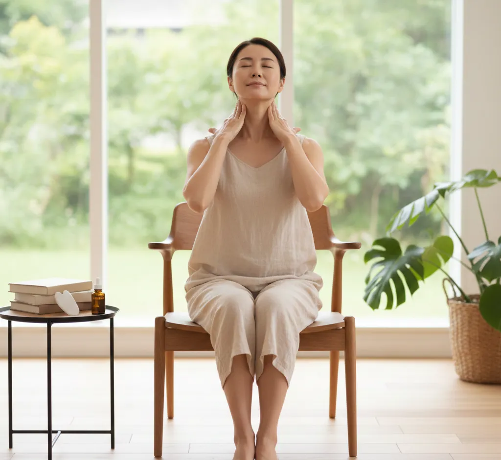 Savarankiškas kaklo ir pečių masažas: išsamus vadovas namuose