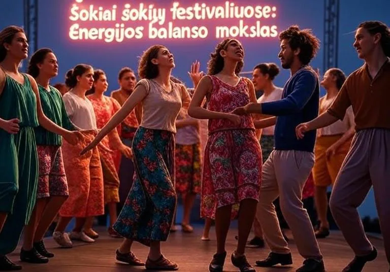 Šokiai šokių festivaliuose: energijos balanso mokslas