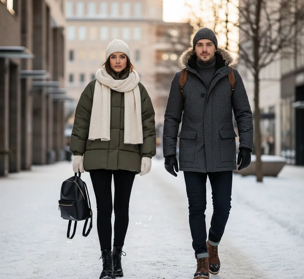 Stilius ir Šiluma: Kaip nepriekaištingai derinti žieminę striukę ir batus – 2025 m. tendencijos