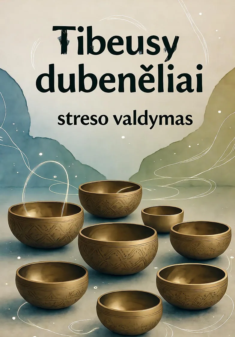 Tibeto dubenėliai: Gydanti garsų terapija streso valdymui