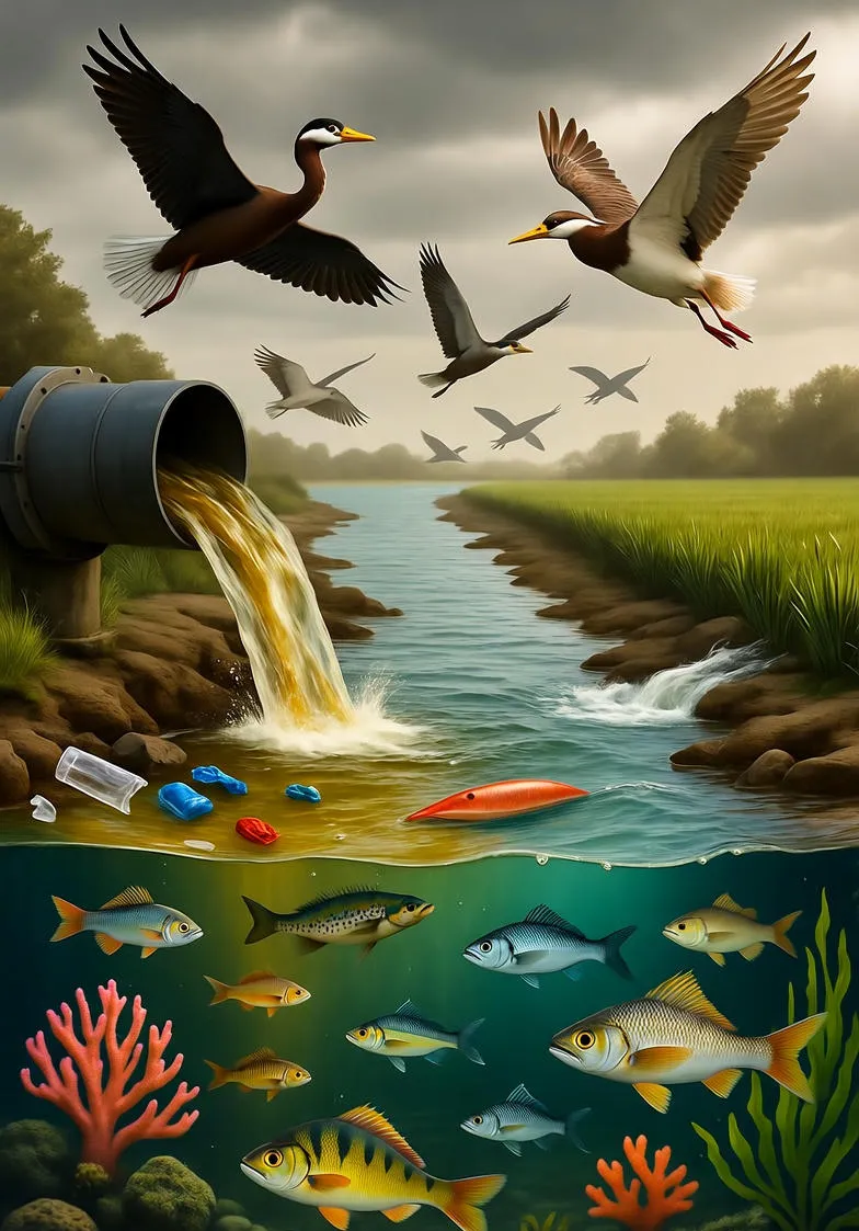 Vandens Tarša ir Jos Poveikis Maisto Grandinei: Ekologinės Grėsmės ir Sprendimai