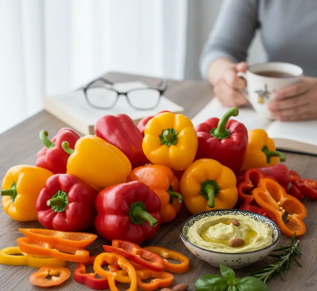 Vitaminas A iš saldžiųjų paprikų: nauda akims, odai ir imunitetui