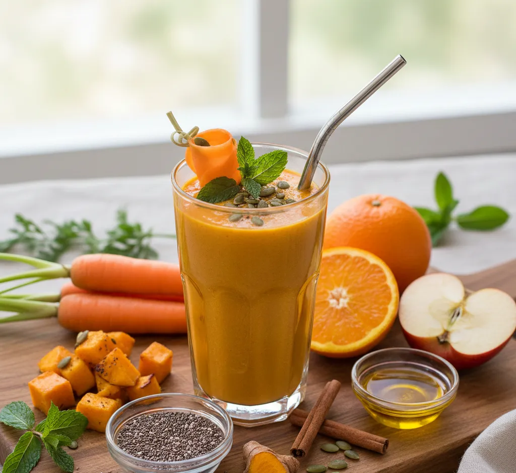 Vitamino A kokteilis: paprastas receptas stipriai regai ir imunitetui