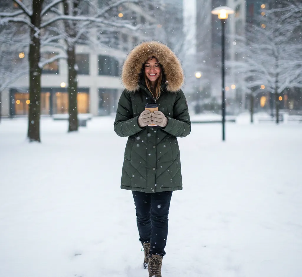 Žieminės striukės su nuimamu kailiu ant gobtuvo: stilius, šiluma ir praktiškumas viename