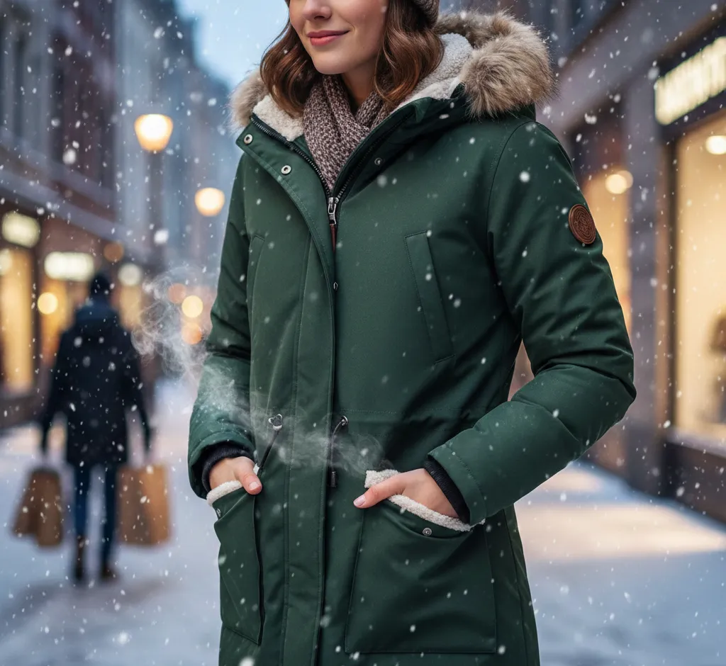 Žieminės striukės su šiltomis kišenėmis: kaip išsirinkti tobulą šilumą rankoms ir kūnui