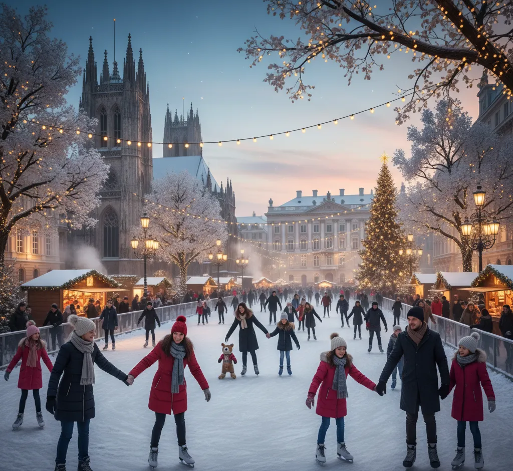 Žiemos pasaka ant ledo: Didžiausi čiuožimo festivaliai ir atviros aikštelės Lietuvoje